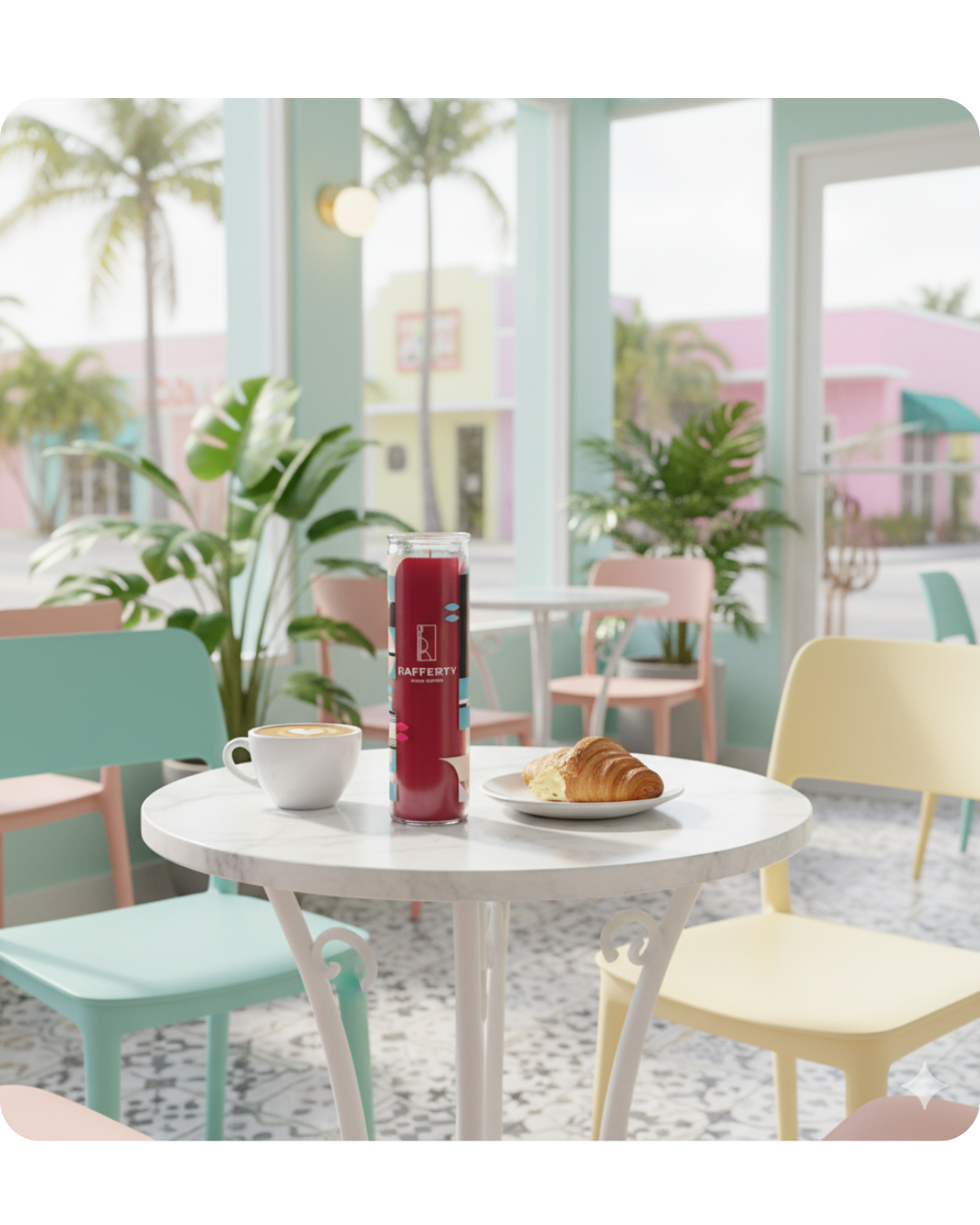 16 oz. Custom Prayer Candle with Your Logo - Red Wax