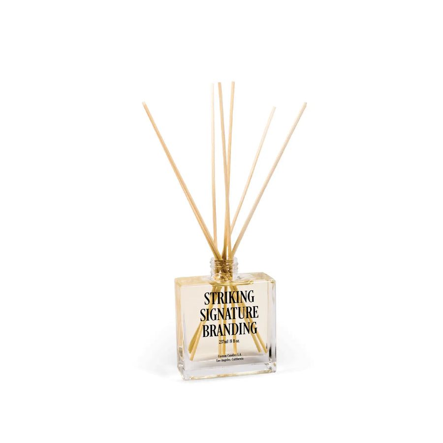 Sample: 8 Oz. Custom Printed Reed Diffuser – Clear