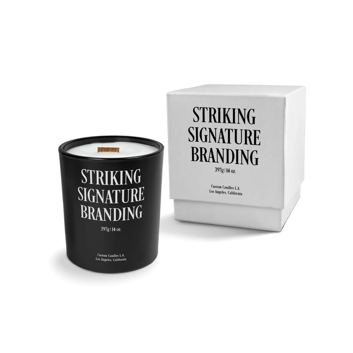 Sample: 14oz Custom Printed Luxury Candle