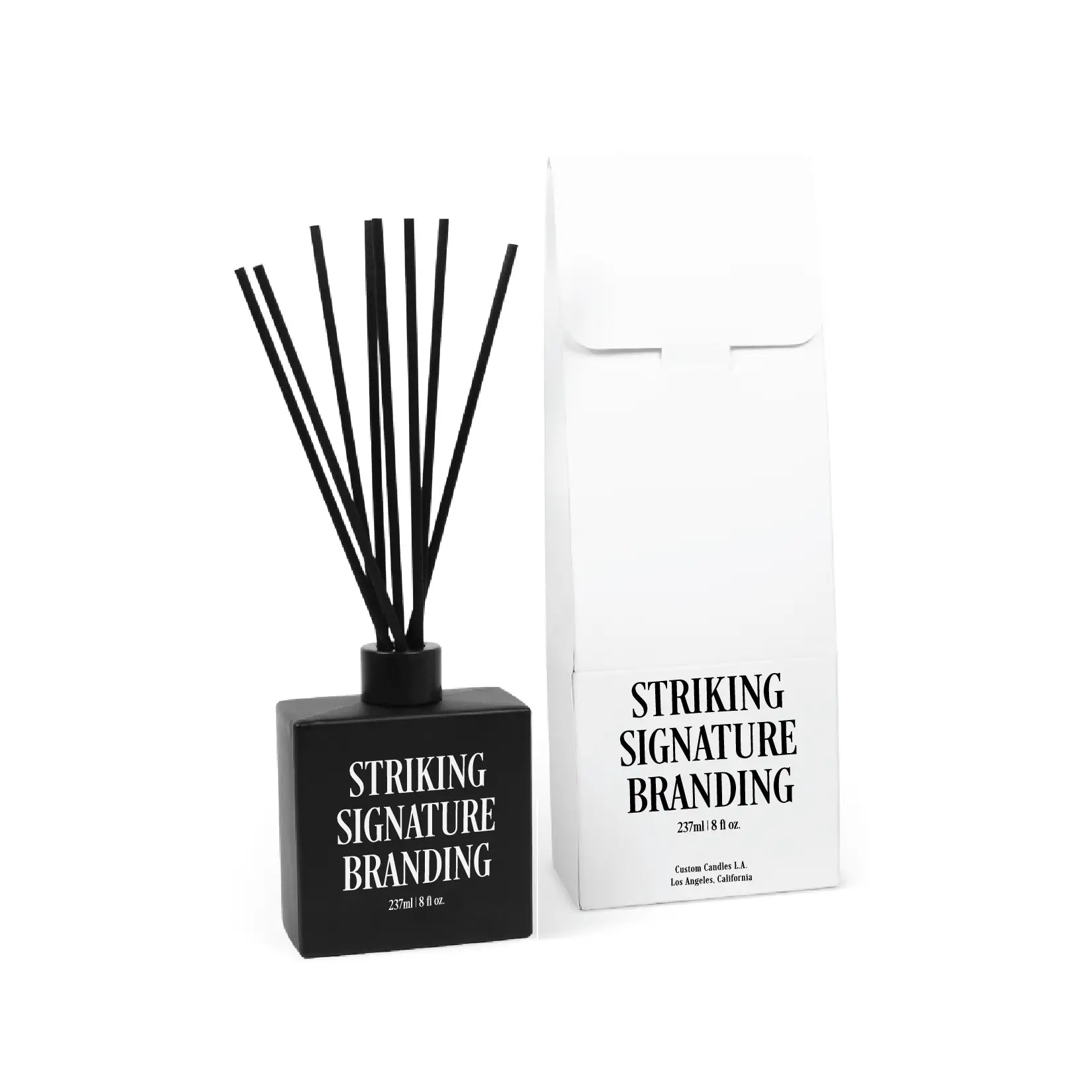 Sample: 8 Oz. Custom Printed Reed Diffuser
