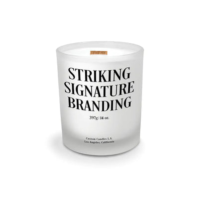 Sample: 14oz Custom Printed Luxury Candle