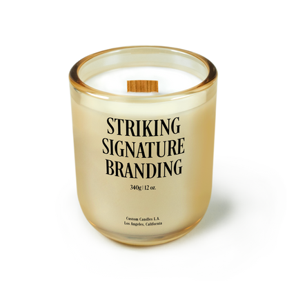 Sample: Custom Branded Candle – 12 oz Signature