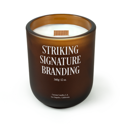 Sample: Custom Branded Candle – 12 oz Signature