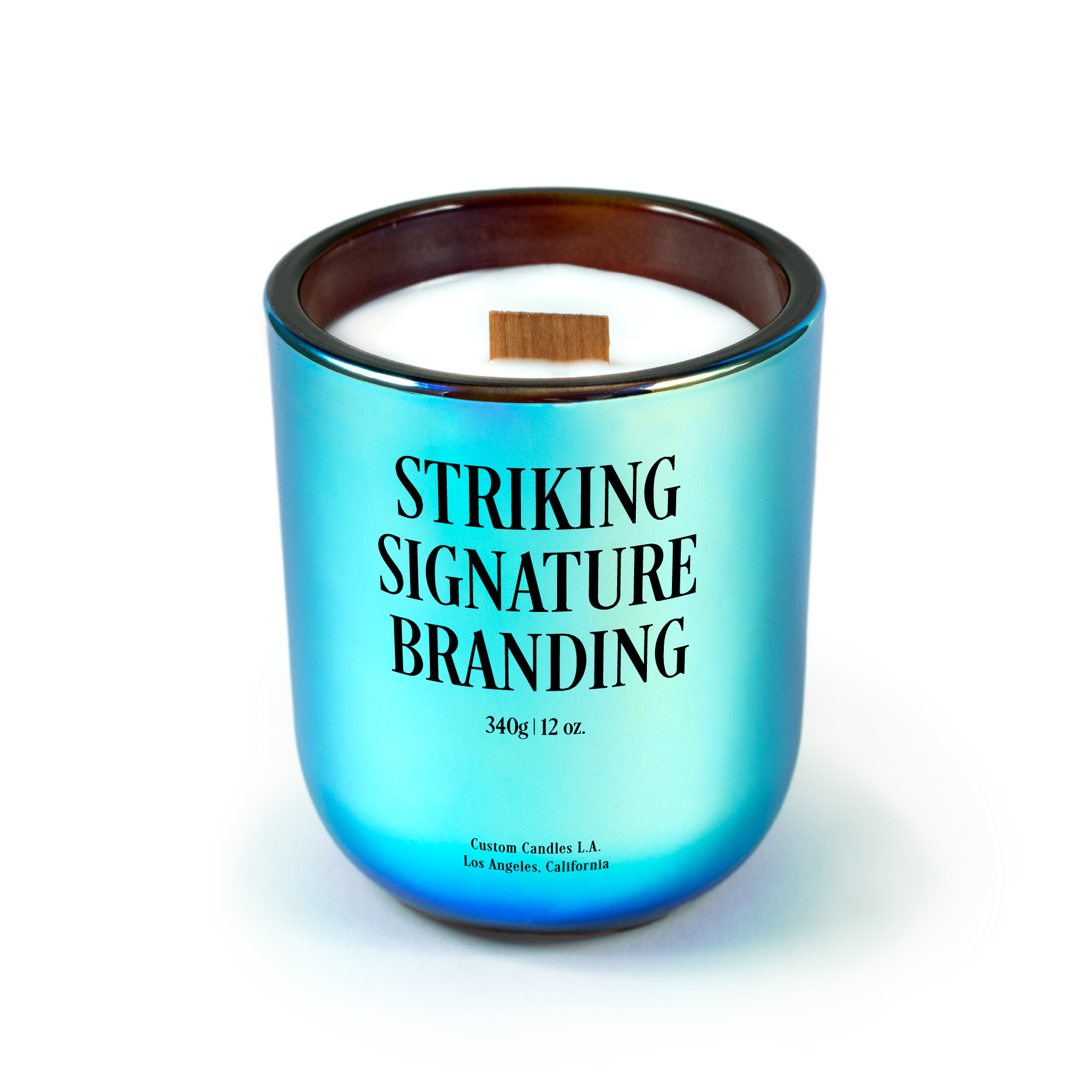 Sample: Custom Branded Candle – 12 oz Signature
