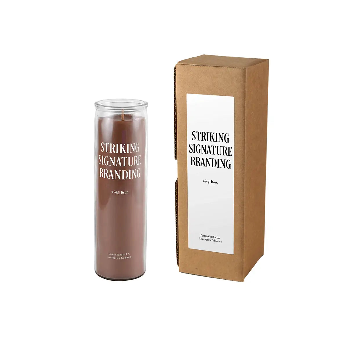 Sample: 16 oz Custom Prayer Candle