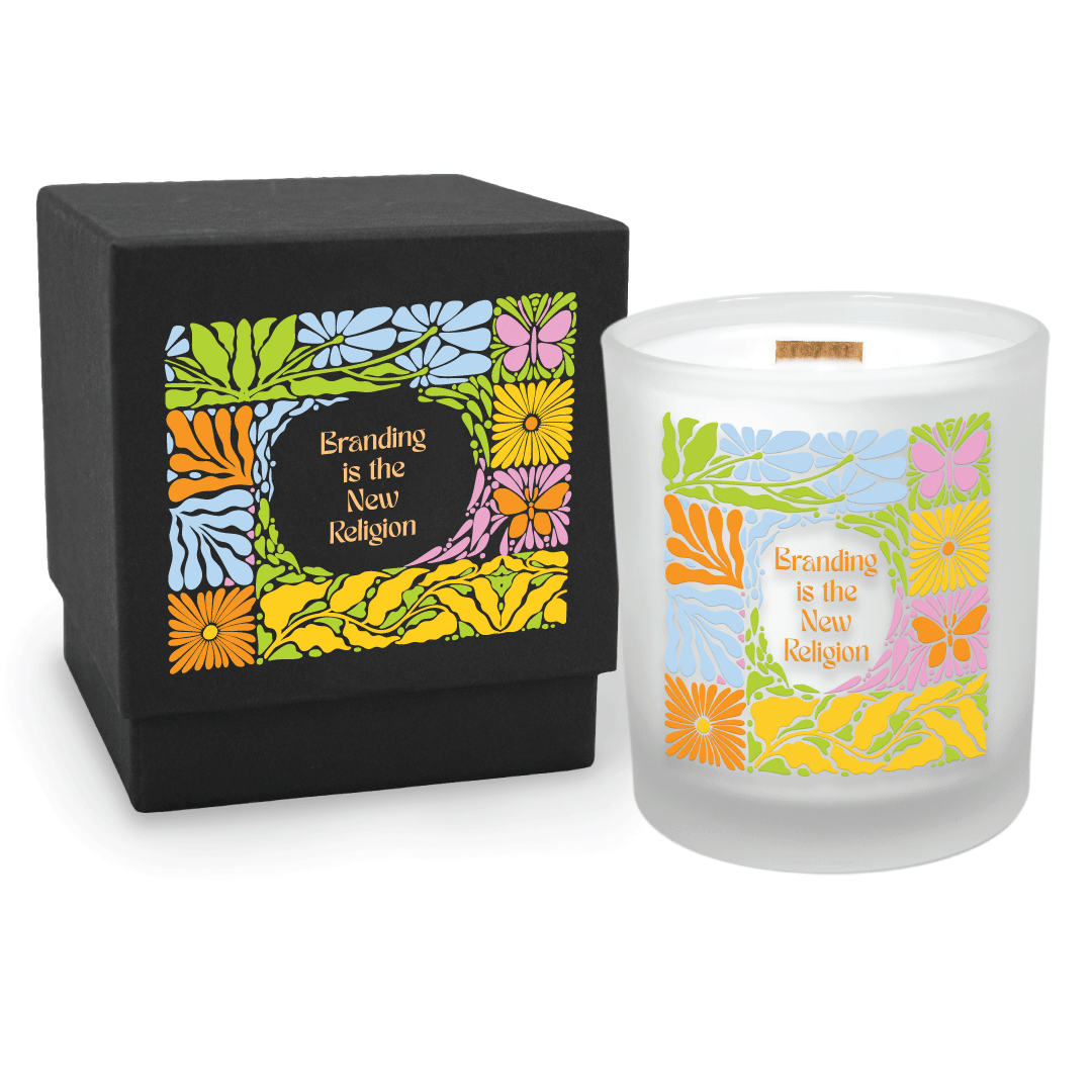 14 oz. Candle with Gift Box - Single Printed Sample