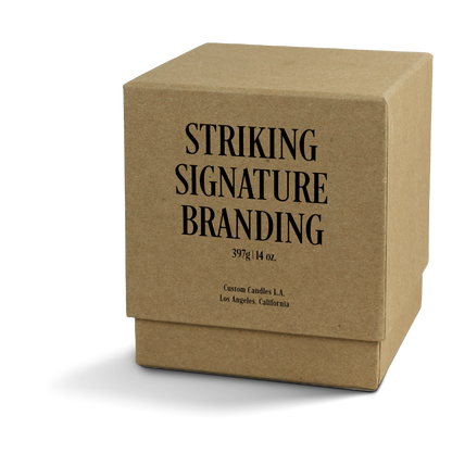 Sample: Custom Branded Candle – 12 oz Signature