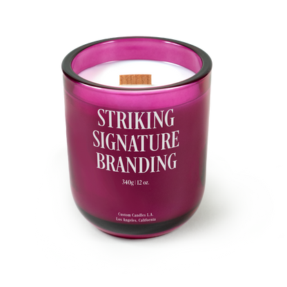 Sample: Custom Branded Candle – 12 oz Signature