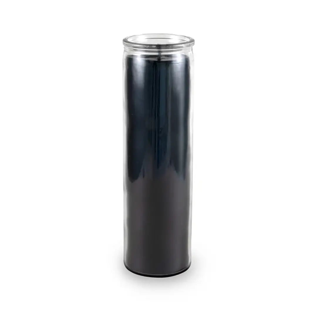 Detail shot of premium black wax finish for custom candles - color-black