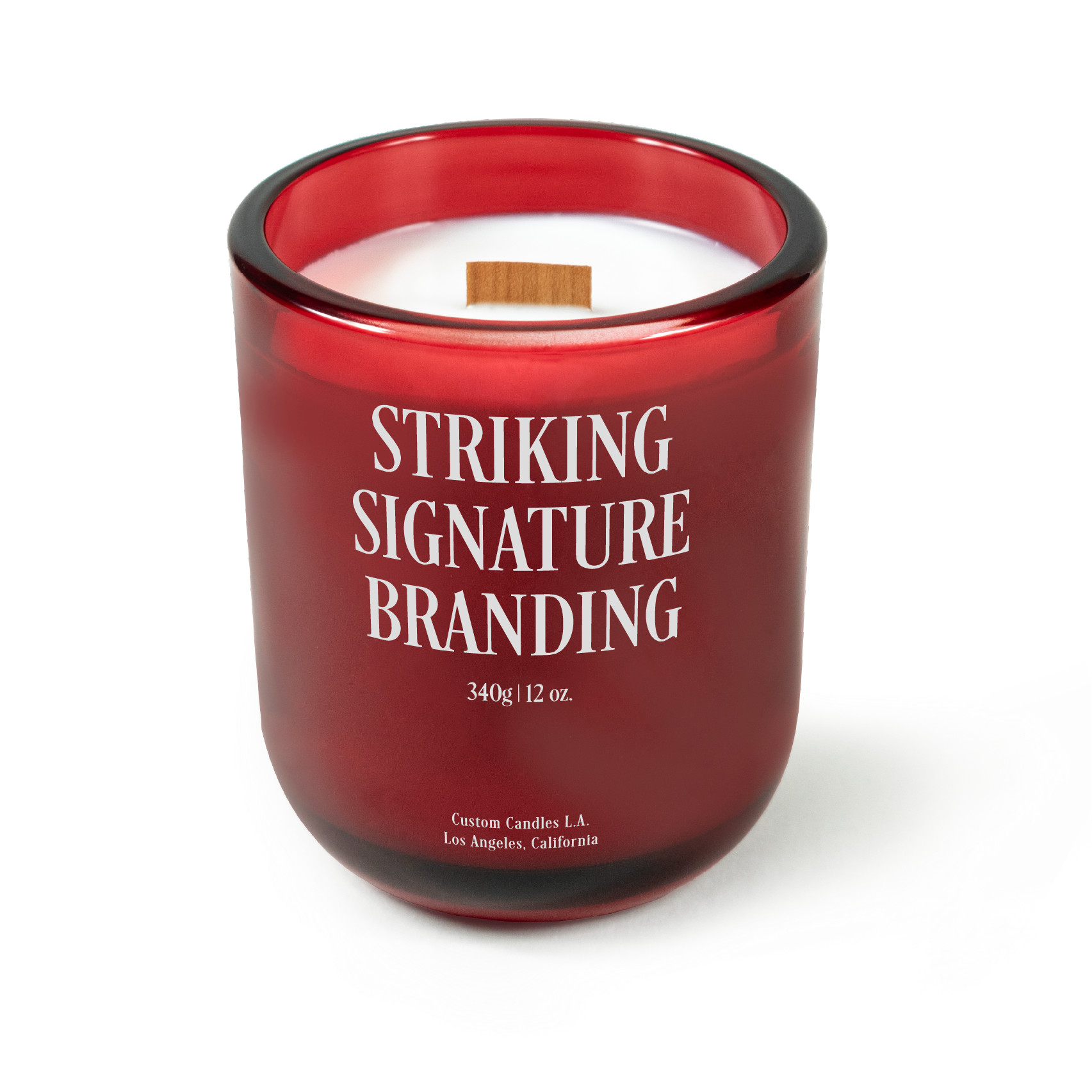 Sample: Custom Branded Candle – 12 oz Signature