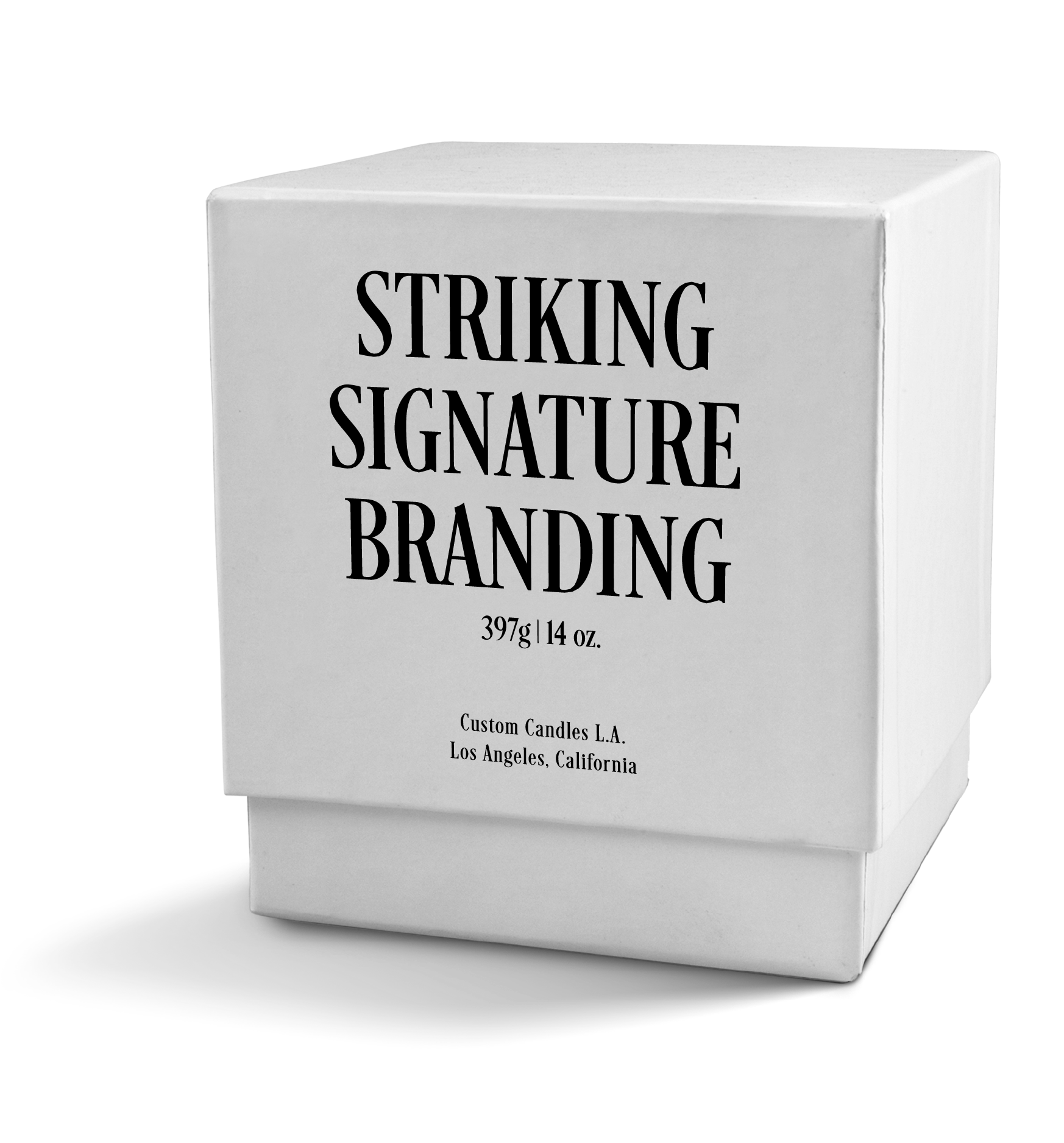 Sample: Custom Branded Candle – 12 oz Signature