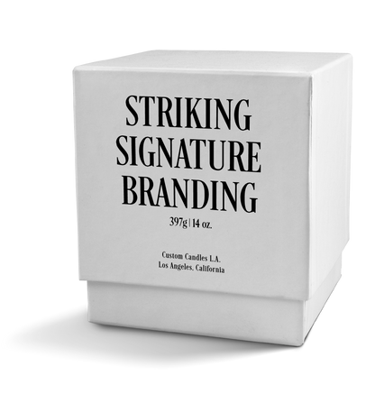 Sample: Custom Branded Candle – 12 oz Signature