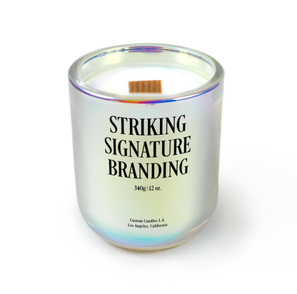 Sample: Custom Branded Candle – 12 oz Signature